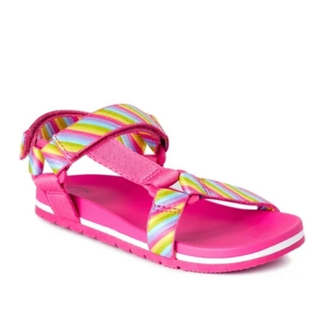 Wonder Nation Girls 4 Colorblock Sport Sandal